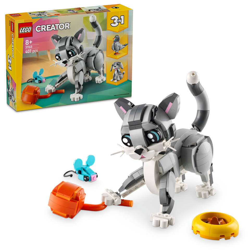 LEGO Creator 3-in-1 speelse kat 31163