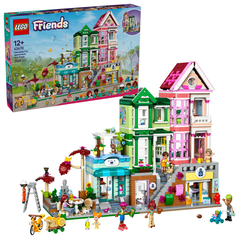 LEGO Friends Heartlake City appartementen en winkels 42670