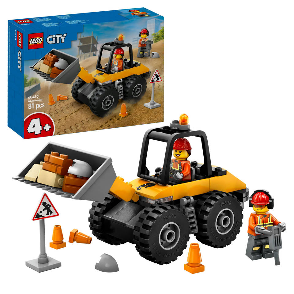 LEGO CITY gele wiellader 60450