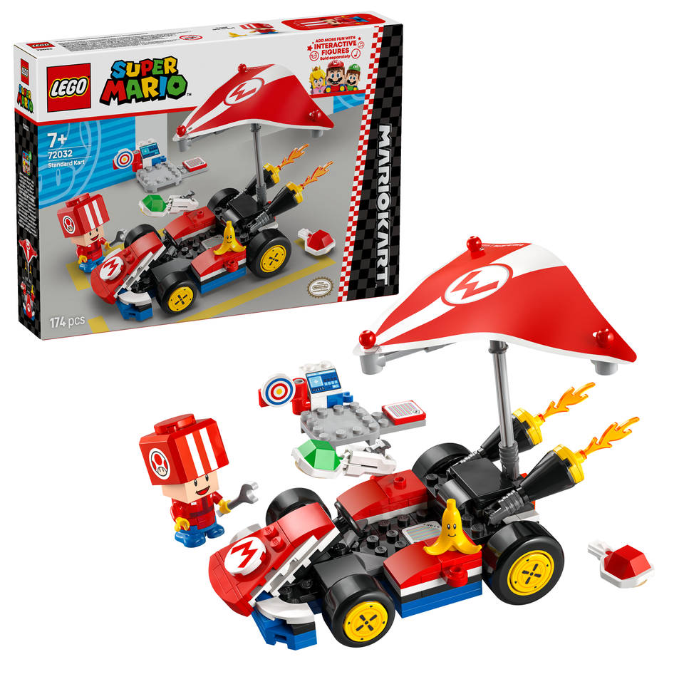 LEGO Super Mario: Mario Kart standaardkart 72032