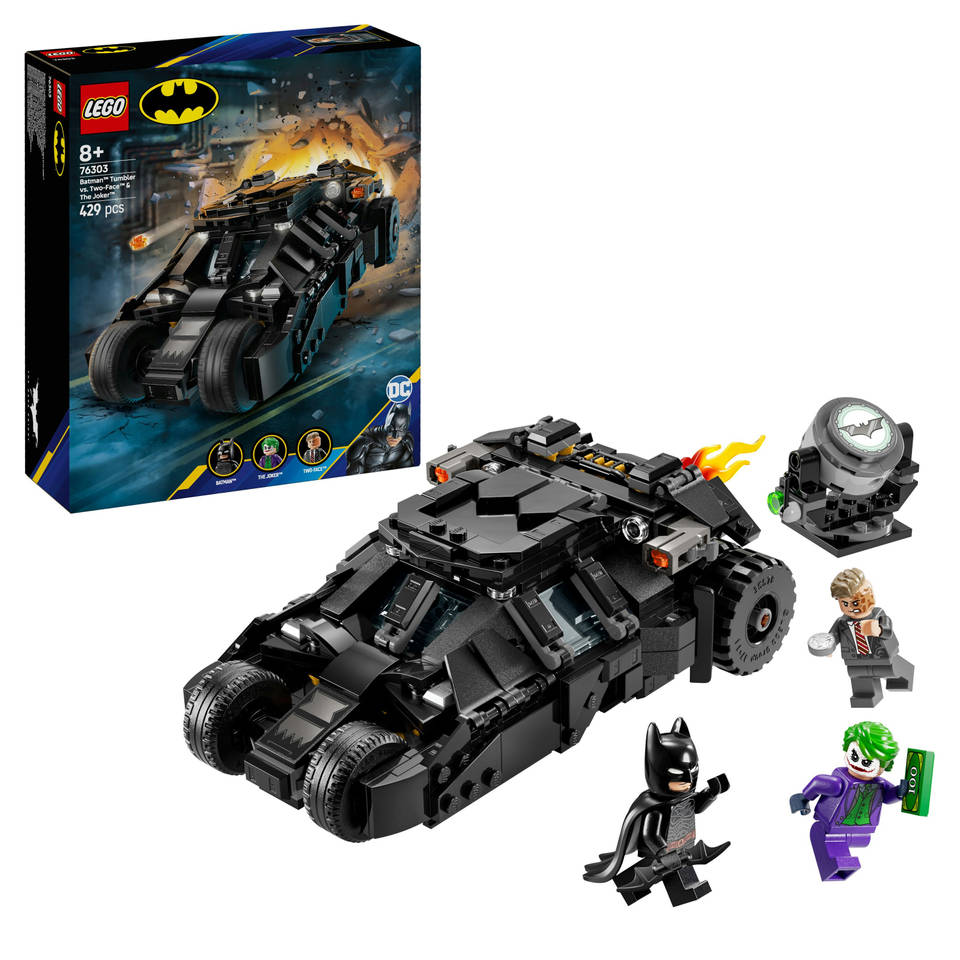 LEGO DC Batman Tumbler vs. Two-Face en The Joker 76303