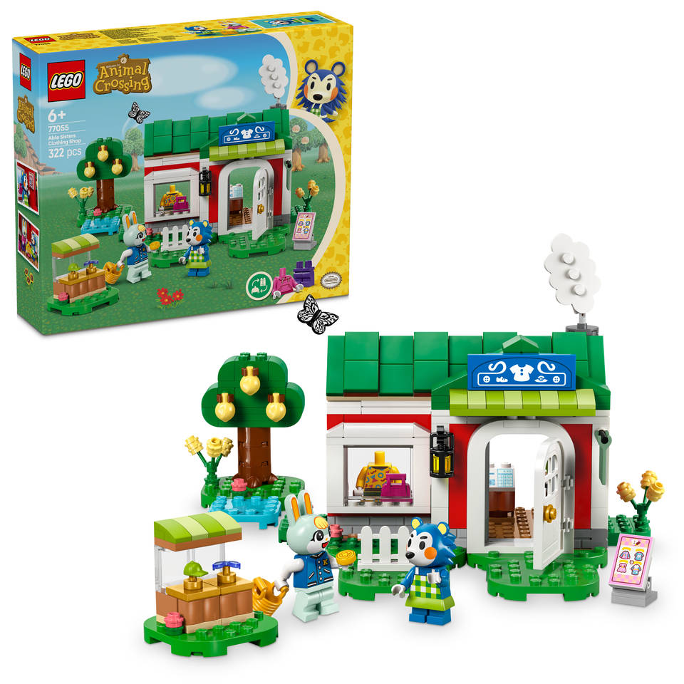 LEGO Animal Crossing kleermakerij van de zusjes Able 77055