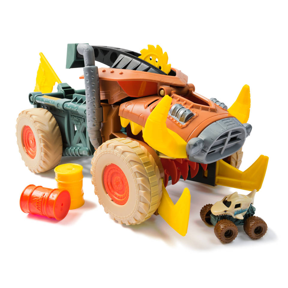 Monster Jam Megalodon Mad Hog Chomper mini Warthog