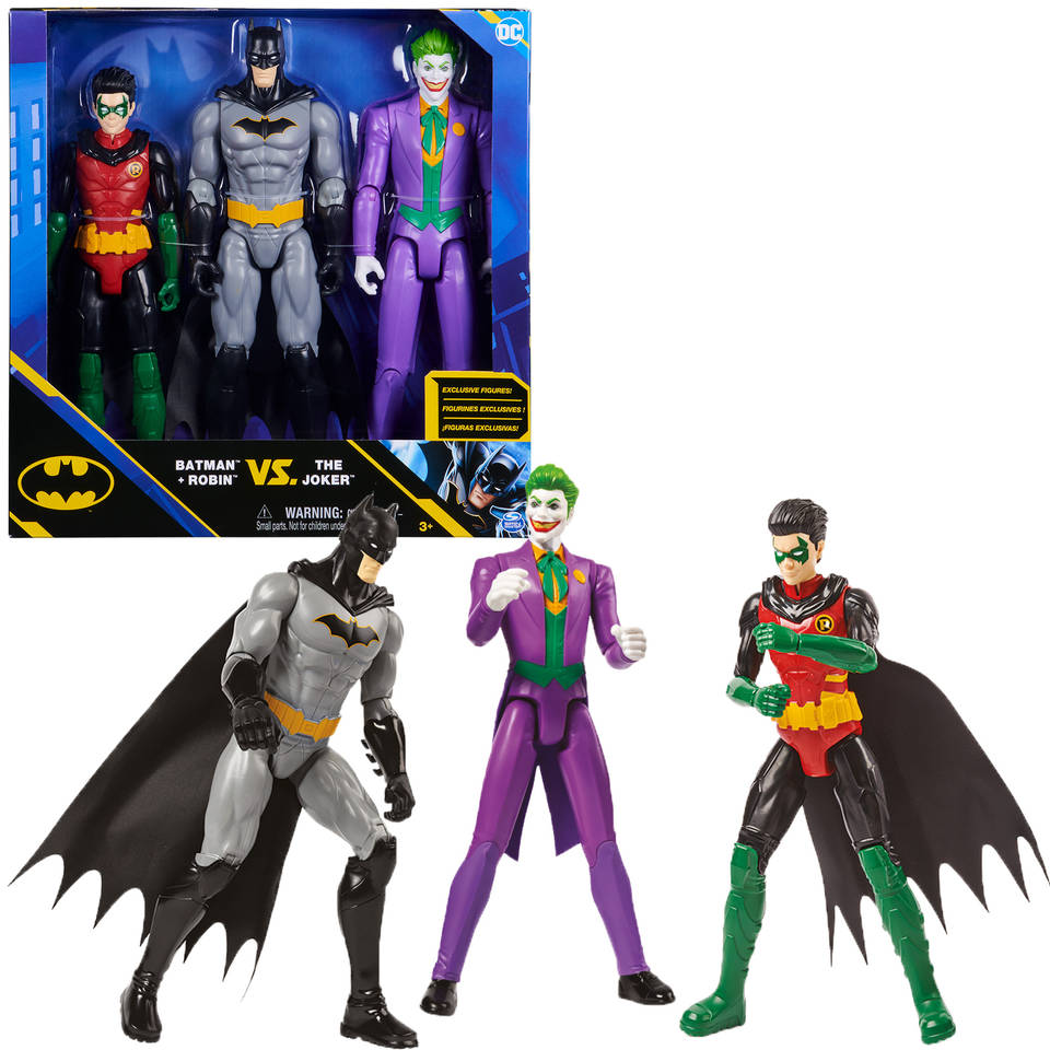 DC Comics Batman en Robin vs. The Joker actiefiguren - 30 cm