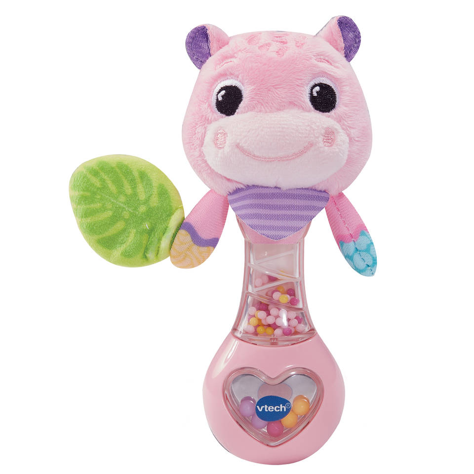 VTech Baby dierenvriendjes rammelaar nijlpaard - roze Main Image