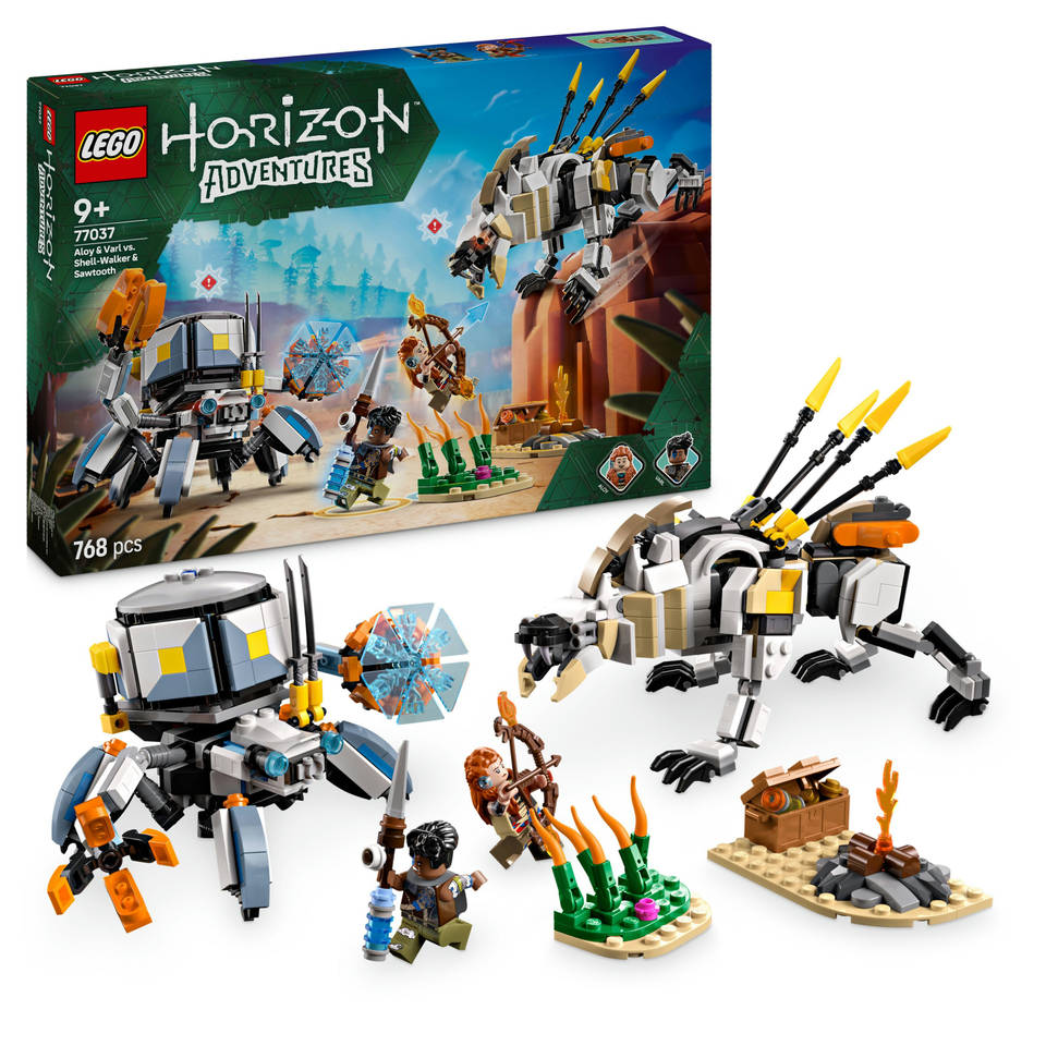 LEGO Horizon Adventures Aloy en Varl vs. Shell-Walker en Sawtooth 77037