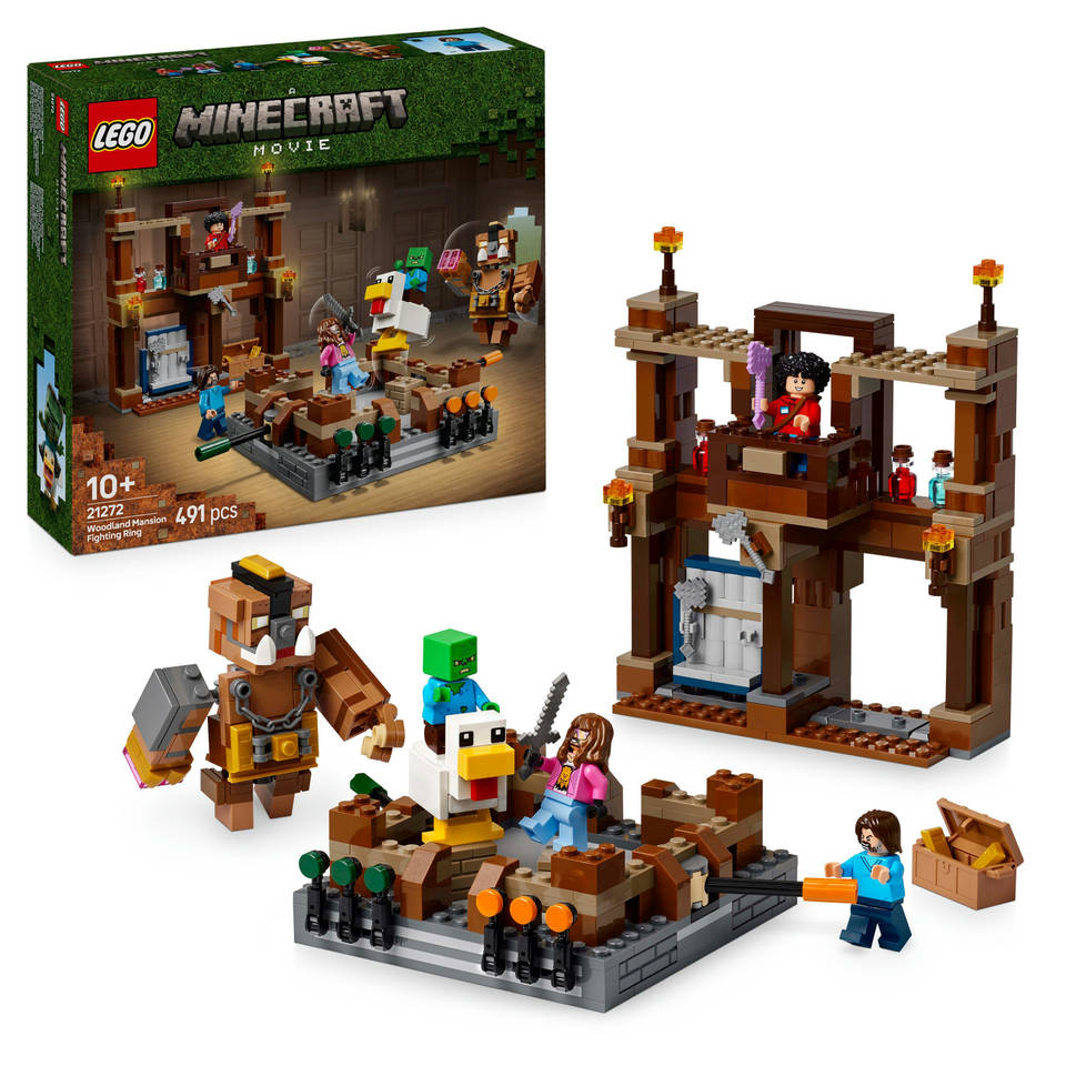 LEGO Minecraft de arena bij het boslandhuis 21272