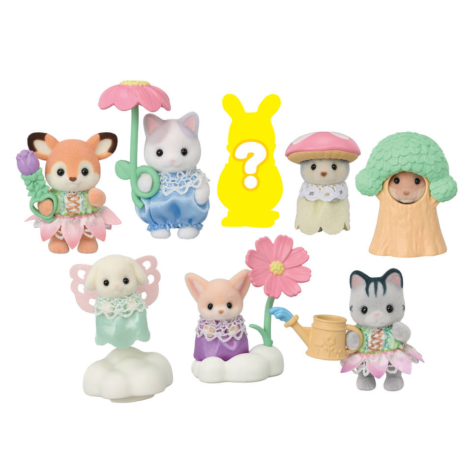 Sylvanian Families verrassingszakje bloemen baby vrienden