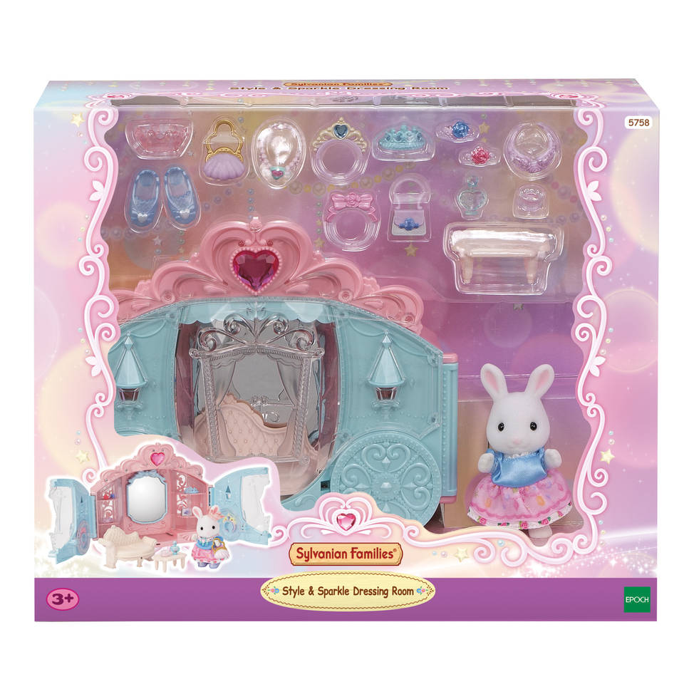 Sylvanian Families schitterende kleedkamer koets 5758