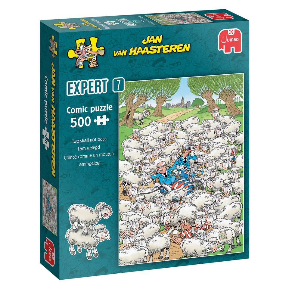 Jumbo Jan van Haasteren puzzel Expert 7: lam gelegd - 500 stukjes