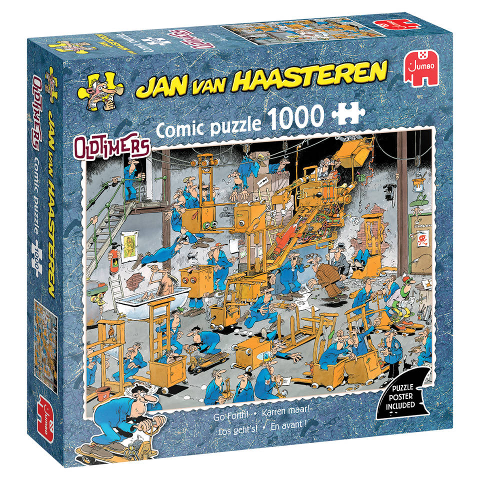 Jumbo Jan van Haasteren puzzel Oldtimers karren maar - 1000 stukjes Main Image