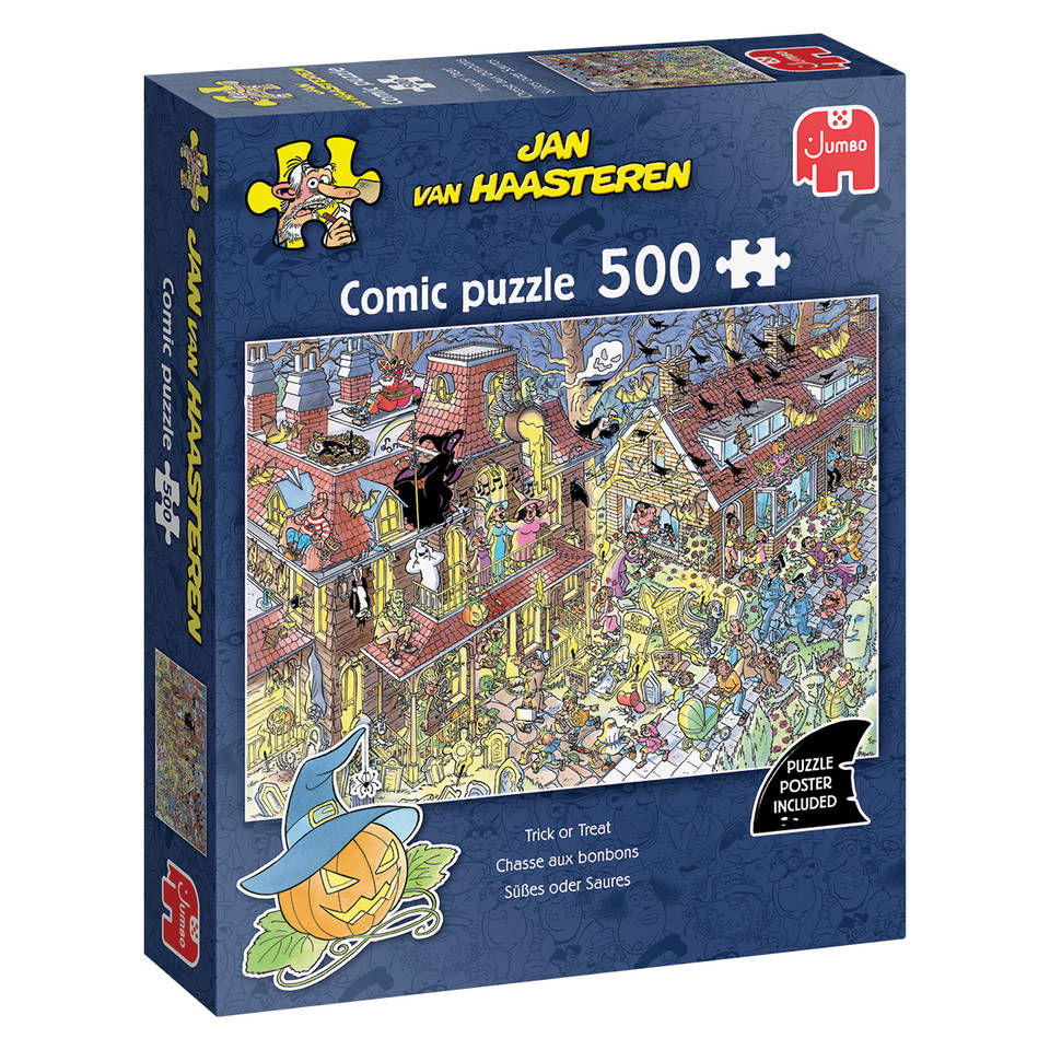 Jumbo Jan van Haasteren puzzel Trick or treat - 500 stukjes