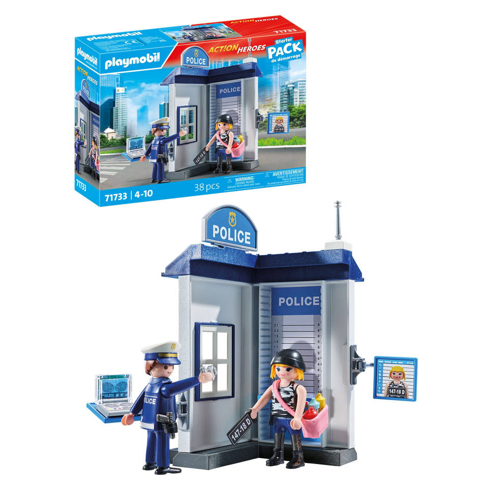 PLAYMOBIL Starter Packs politie verhoorkamer 71733