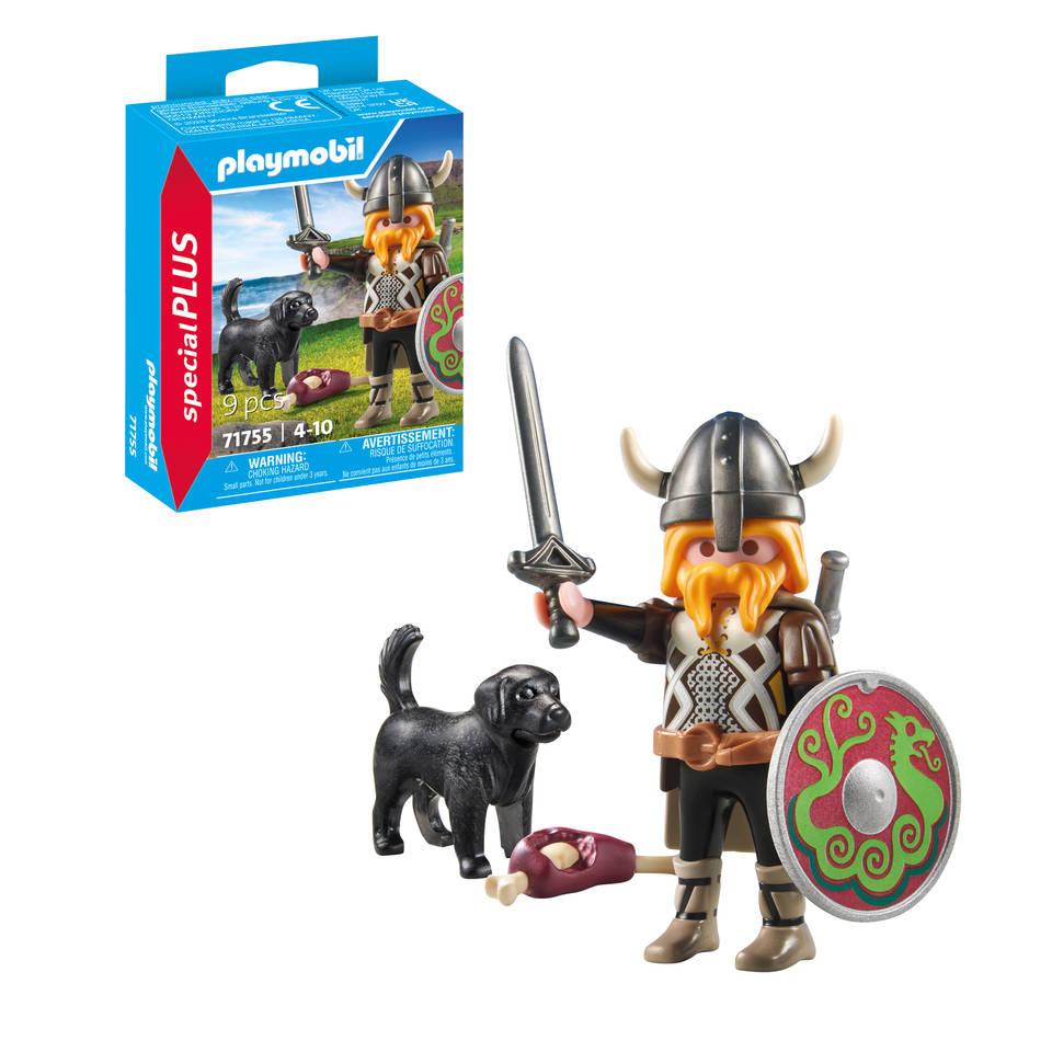 PLAYMOBIL SpecialPLUS viking met waakhond 71755