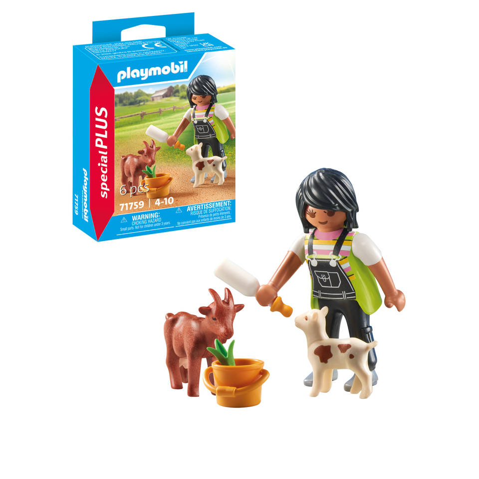 PLAYMOBIL Special Plus vrouw met geiten 71759