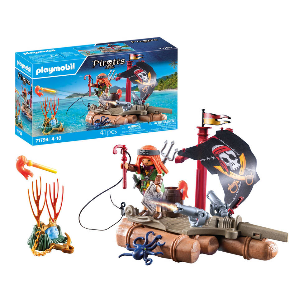 PLAYMOBIL Pirates piratenvlot met schat 71794