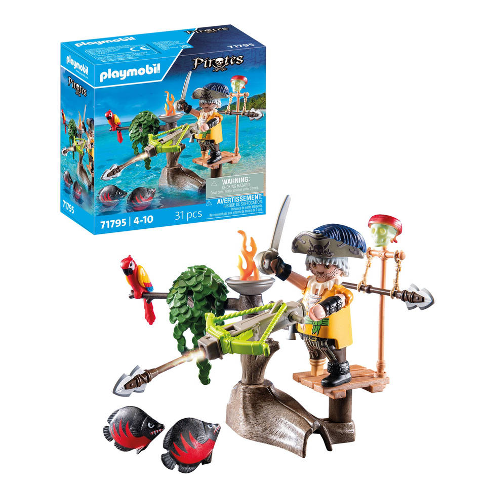 PLAYMOBIL Pirates piraat met ballista 71795