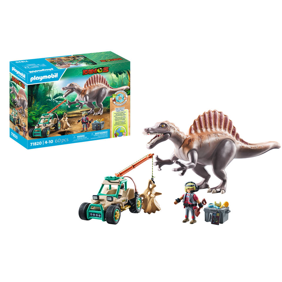 PLAYMOBIL Dinos spinosaurus aanval 71820