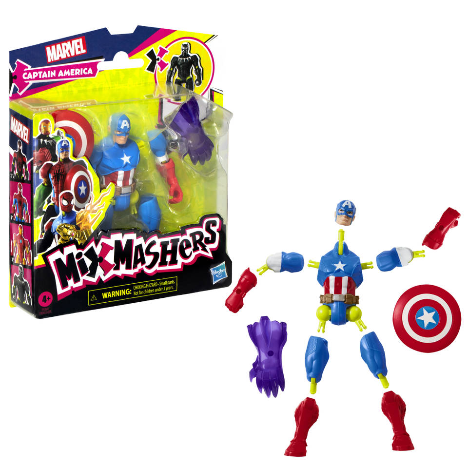 Marvel MixMashers figuur Captain America