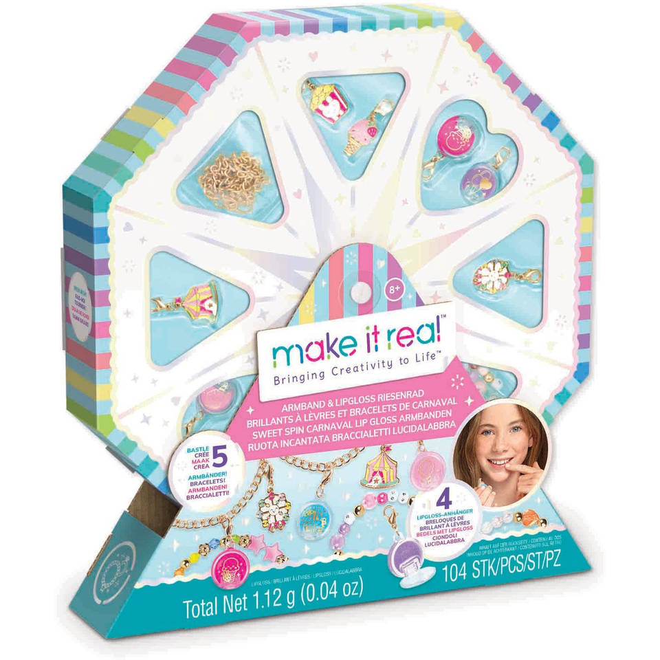 Make it Real sweet spin carnaval lipgloss armbanden set Main Image