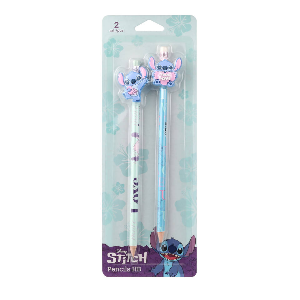 Stitch potloden set 2-delig