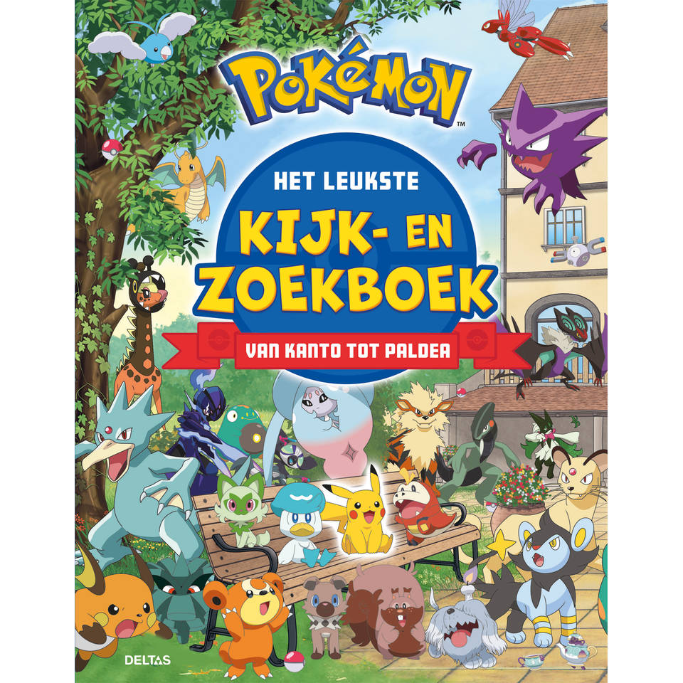 Pokémon het leukste kijk- en zoekboek van Kanto tot Paldea