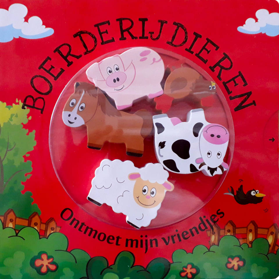 Ontmoet mijn vriendjes boerderijdieren kartonboekje