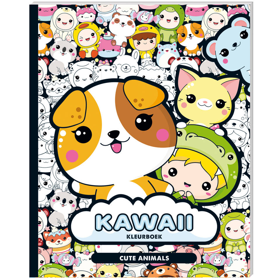 Kawaii Cute Animals kleurboek