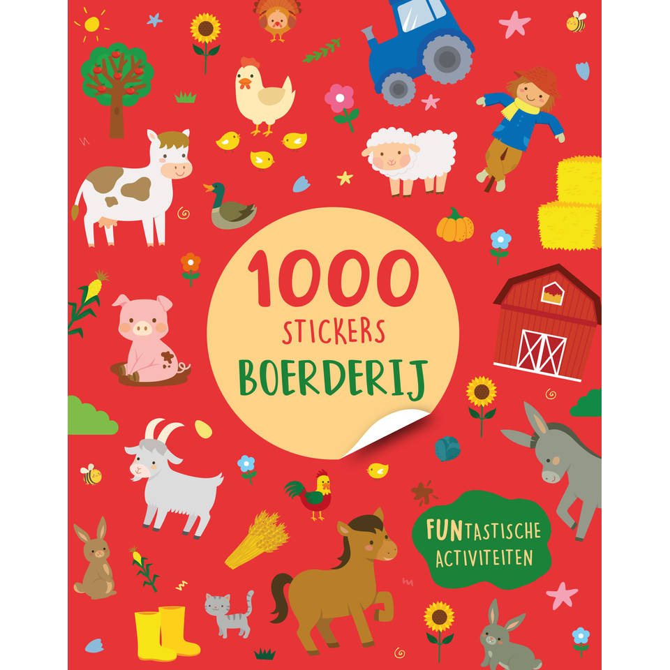 Stickerboek 1000 stickers boerderij