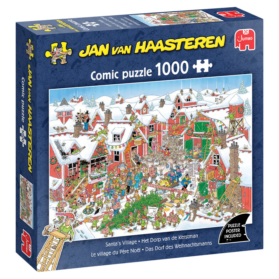 Jumbo Jan van Haasteren puzzel Het dorp van de Kerstman - 1000 stukjes Main Image