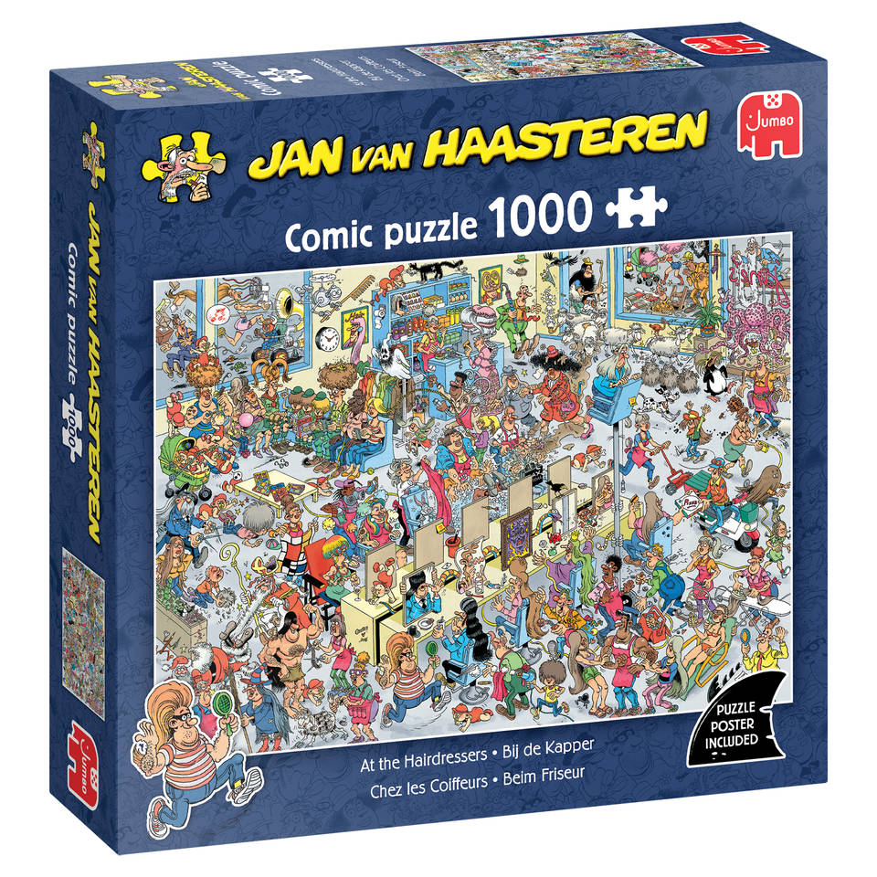 Jumbo Jan van Haasteren puzzel Bij de kapper - 1000 stukjes