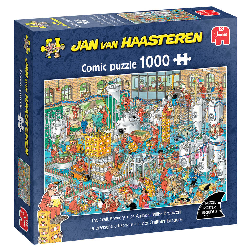 Jumbo Jan van Haasteren puzzel De ambachtelijke brouwerij - 1000 stukjes