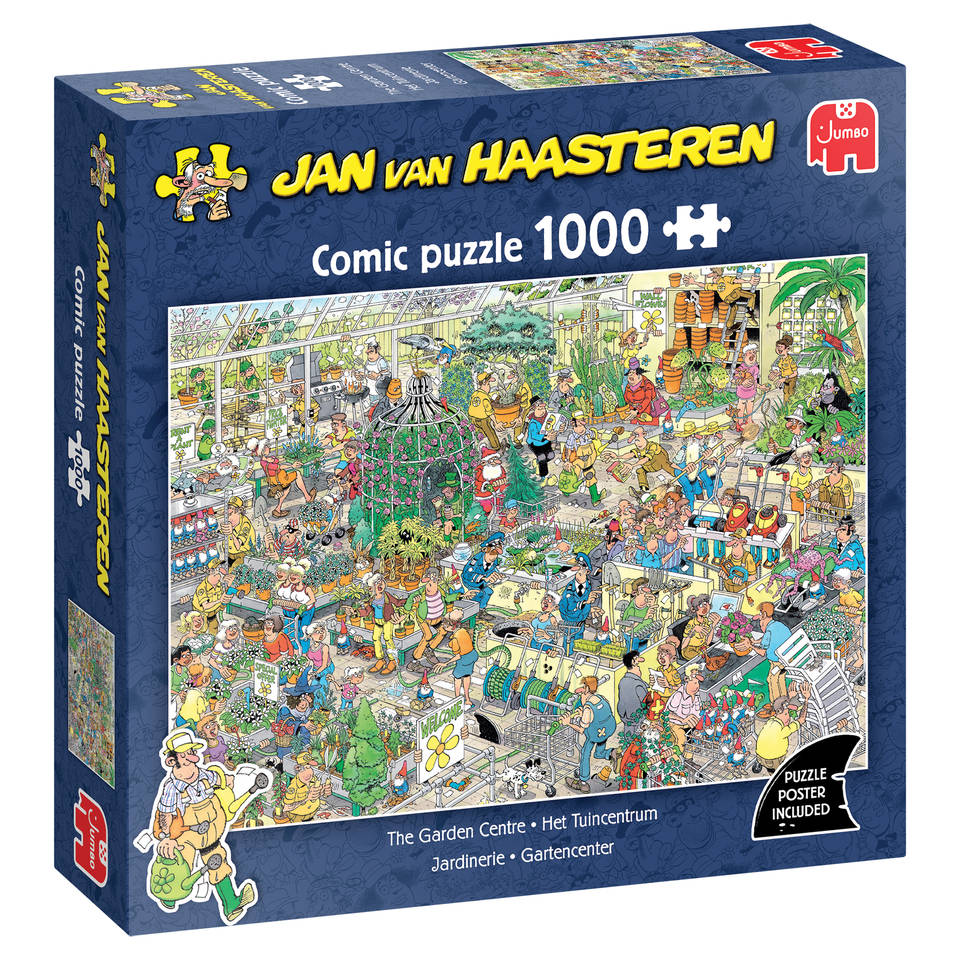 Jumbo Jan van Haasteren puzzel Het tuincentrum - 1000 stukjes