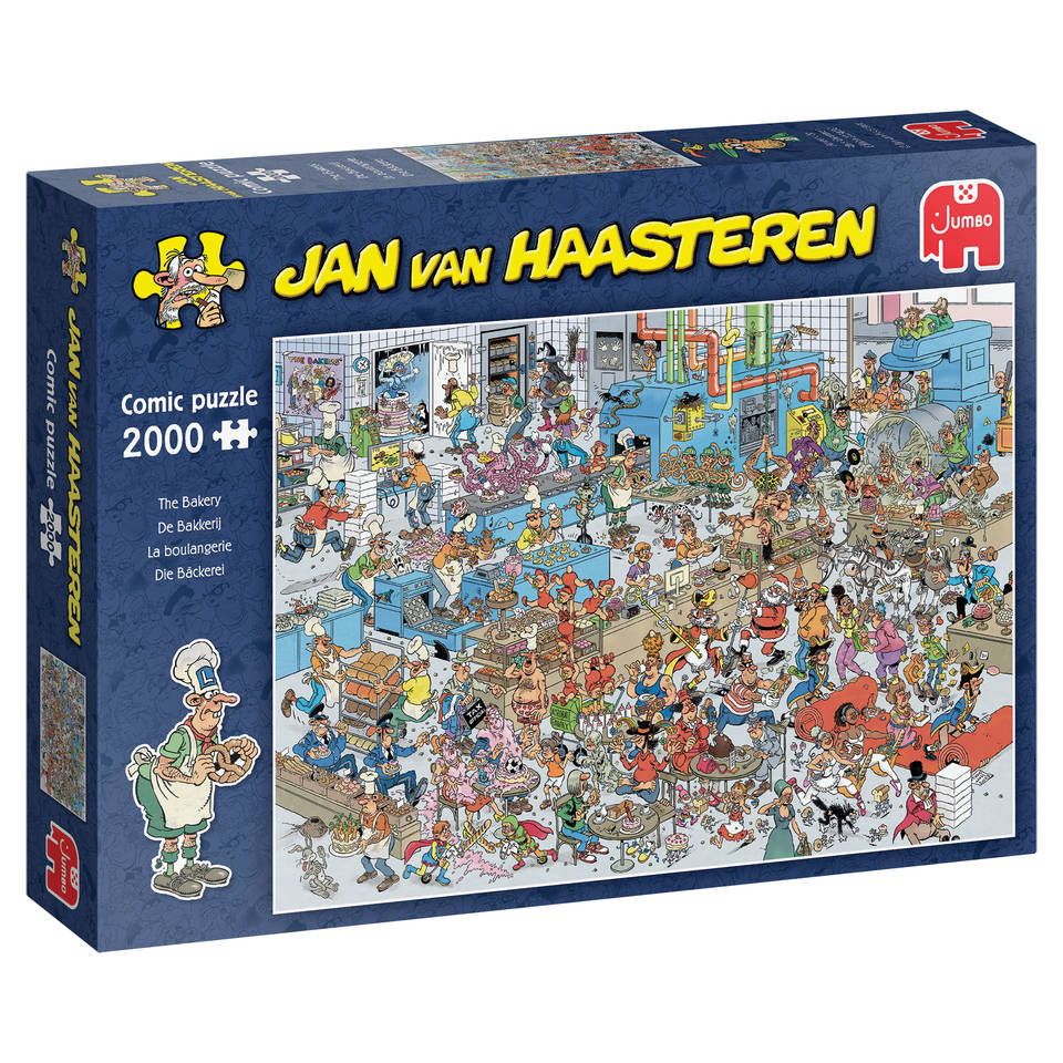 Jumbo Jan van Haasteren puzzel De bakkerij - 2000 stukjes Main Image