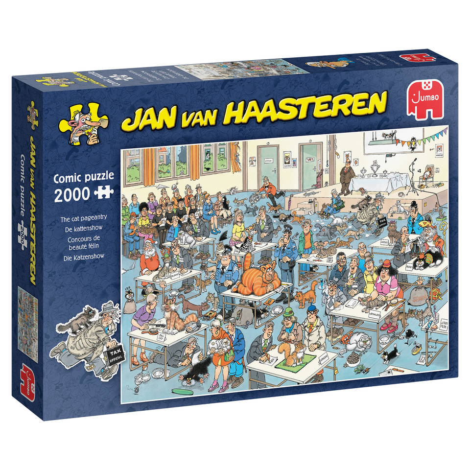 Jumbo Jan van Haasteren puzzel Kattenshow - 2000 stukjes