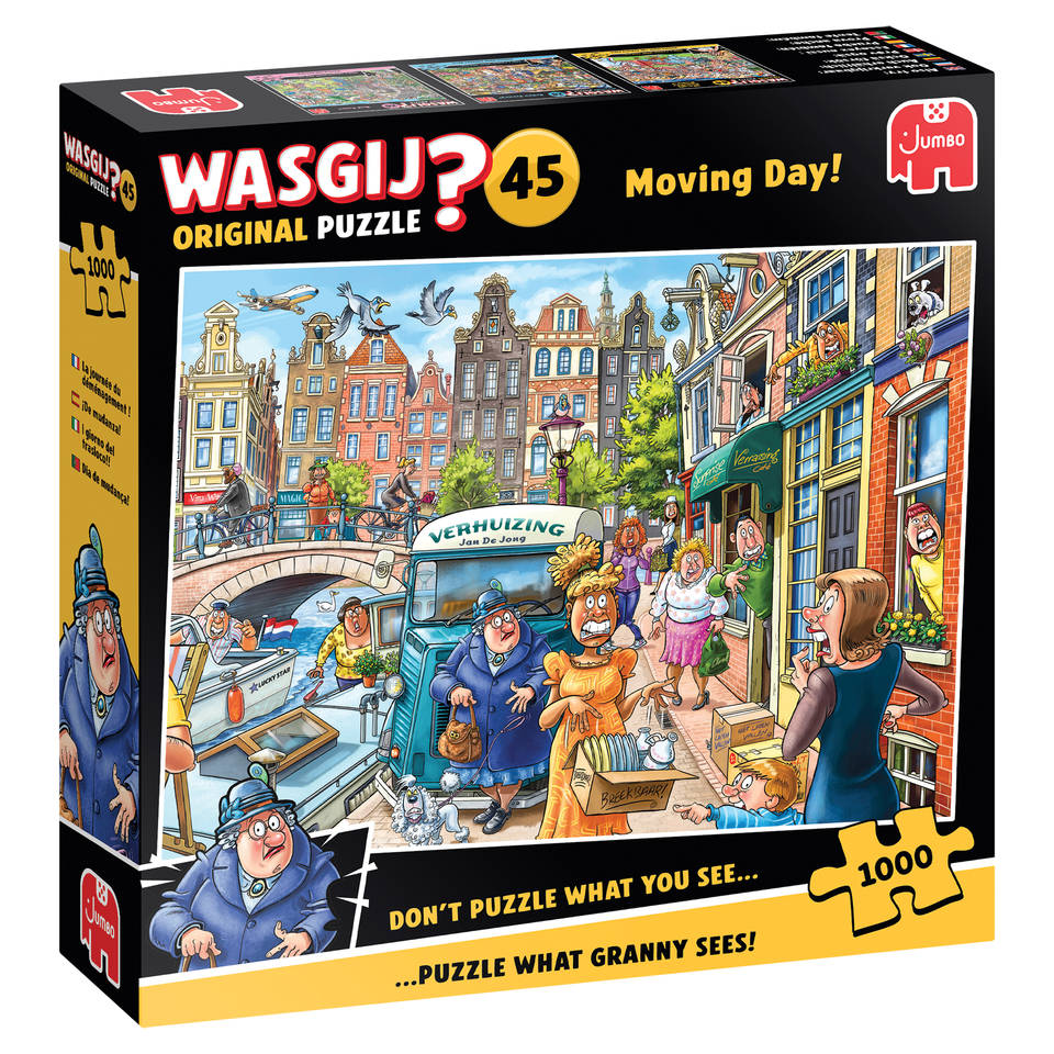 Jumbo Wasgij Original 45 puzzel Verhuisdag! - 1000 stukjes