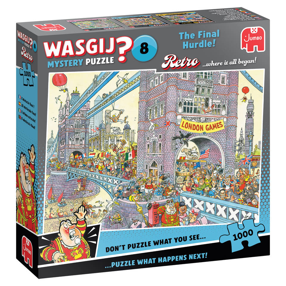 Jumbo Wasgij Retro Mystery 8 puzzel De laatste horde! - 1000 stukjes