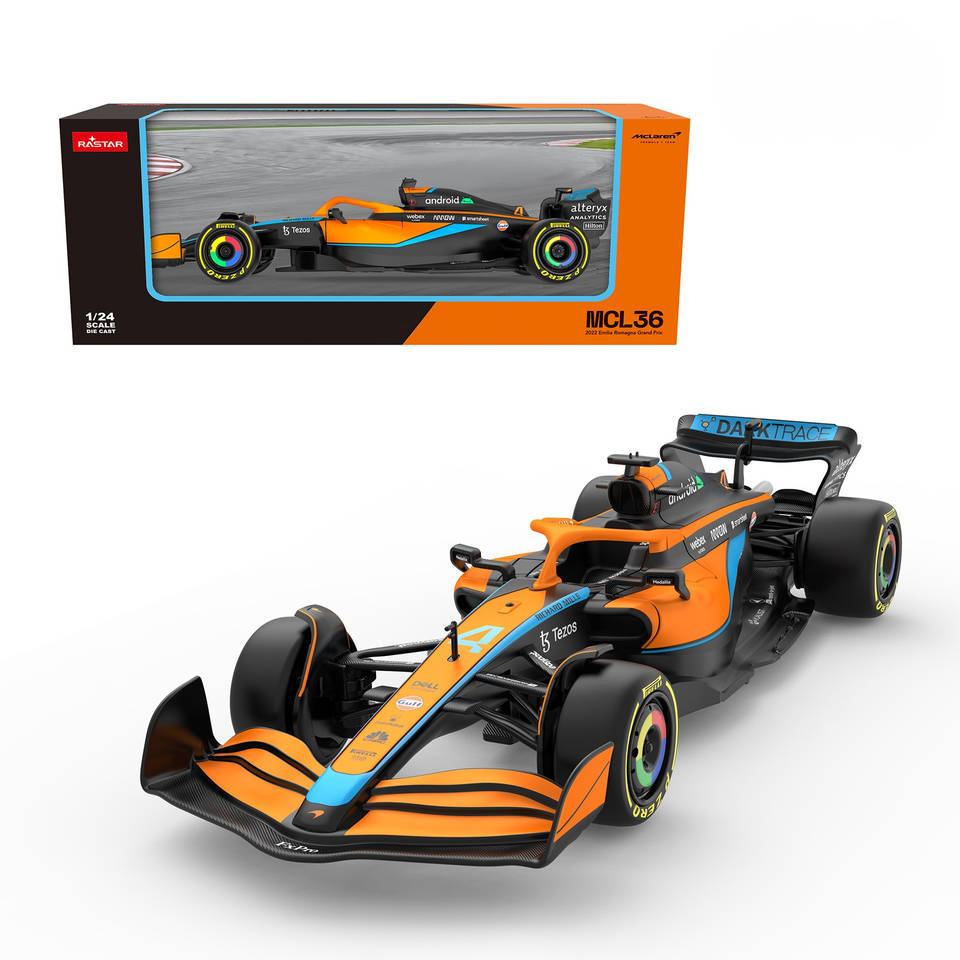 Rastar die cast 1:24 McLaren F1 MCL36 raceauto - 1:24 Main Image