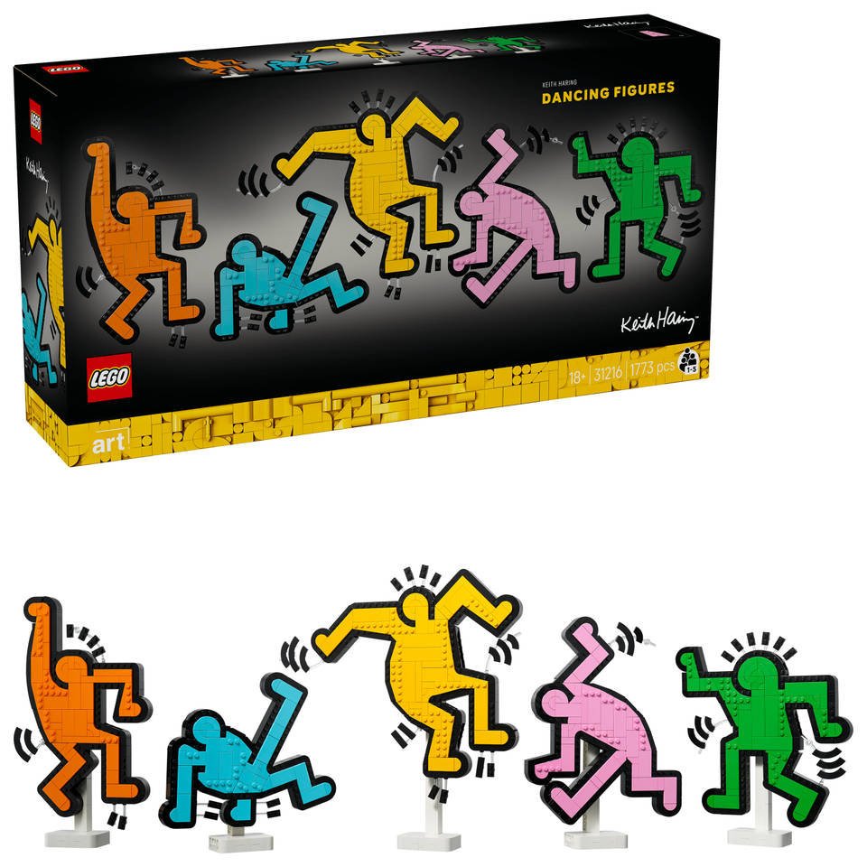 LEGO Art Keith Haring - Dansende figuren 31216