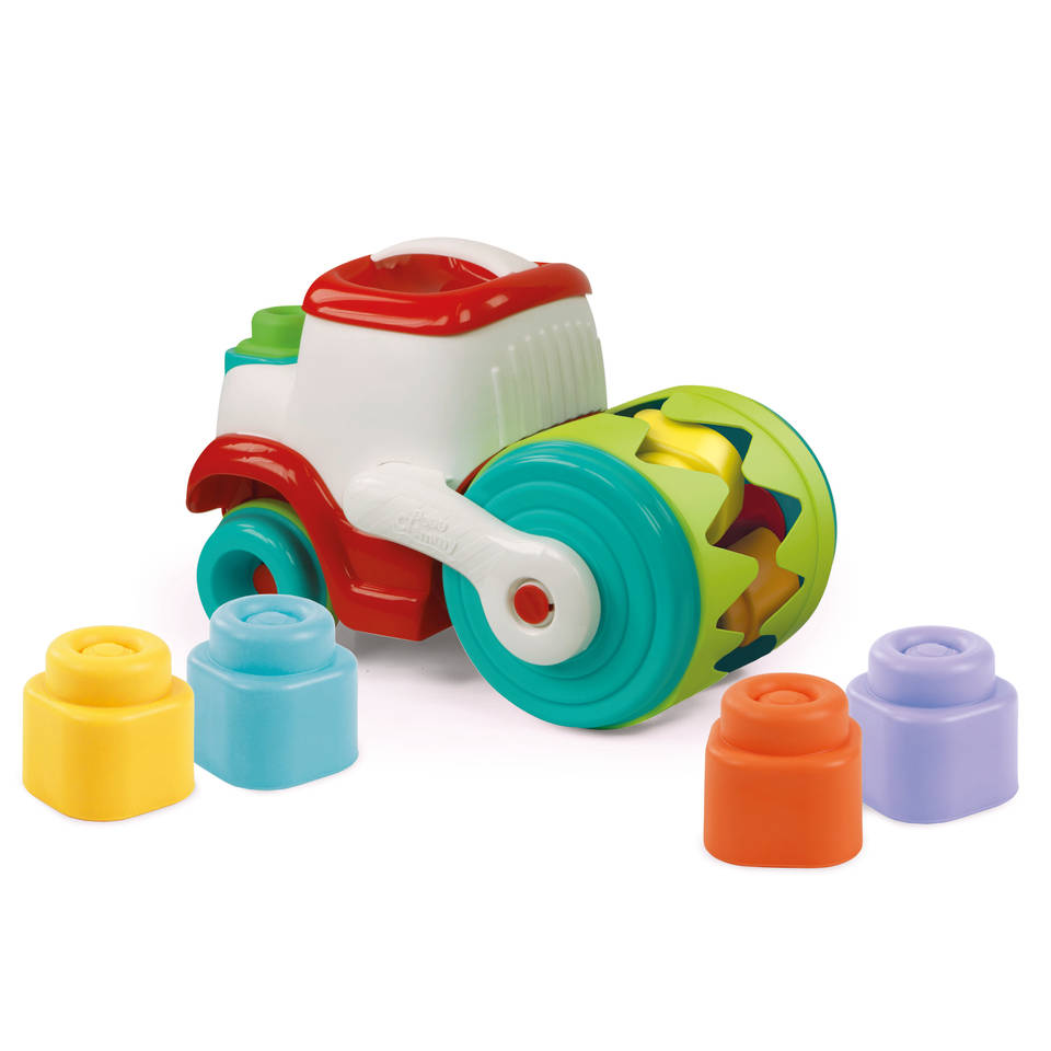 Clementoni Soft Clemmy – Touch, Move And Play Sensory Car, Children 6-36 Months, 8 Brick Binder Car, Early Childhood Game, Develops Manual and Tactile Perception, Made in Italy, 17315