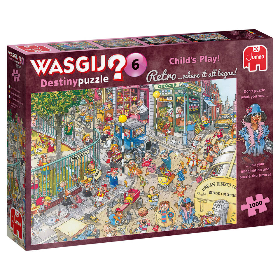 Jumbo Wasgij Retro Destiny 6 puzzel Kinderspel - 1000 stukjes