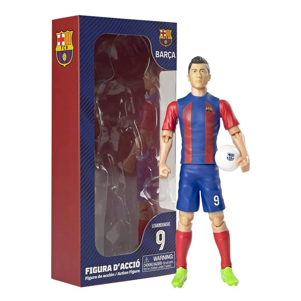 Socker FC Barcelona figuur Robert Lewandowski - 20 cm Main Image