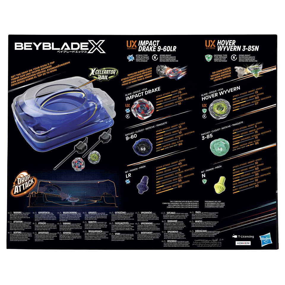Beyblade X Drop Attack Battle set