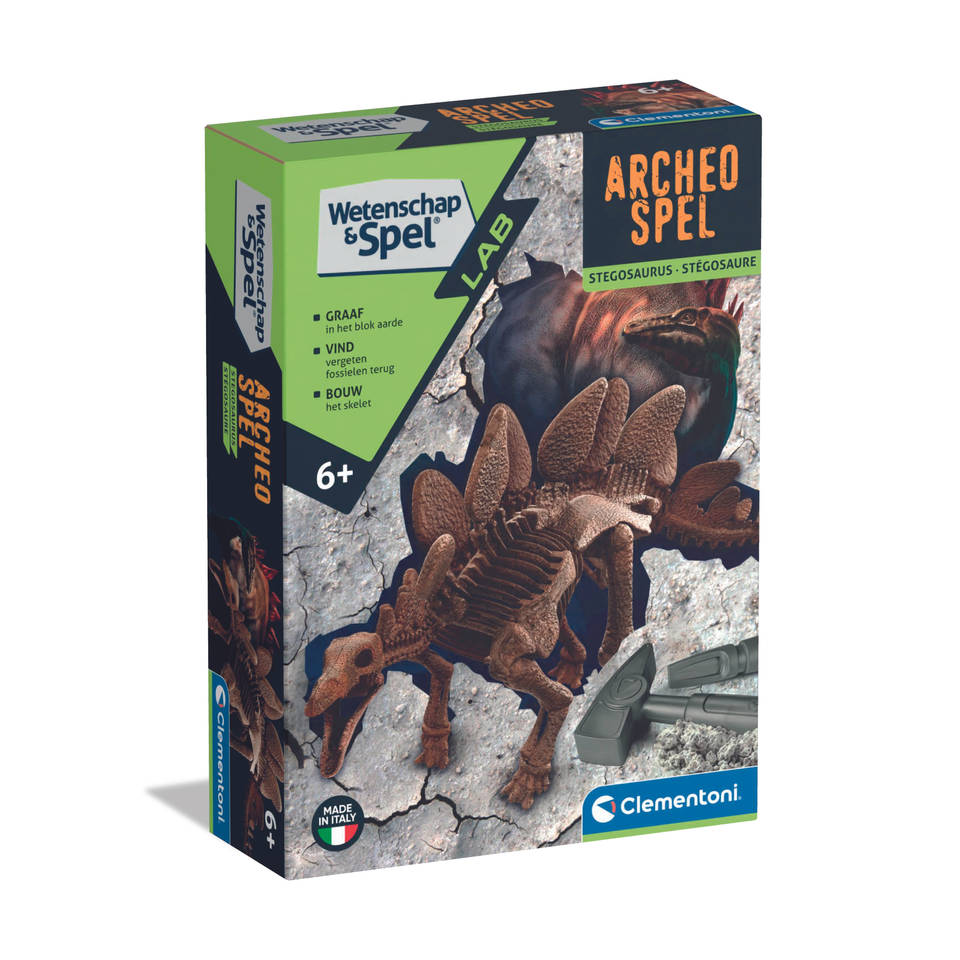 Clementoni Wetenschap & Spel Archeospel Stegosaurus