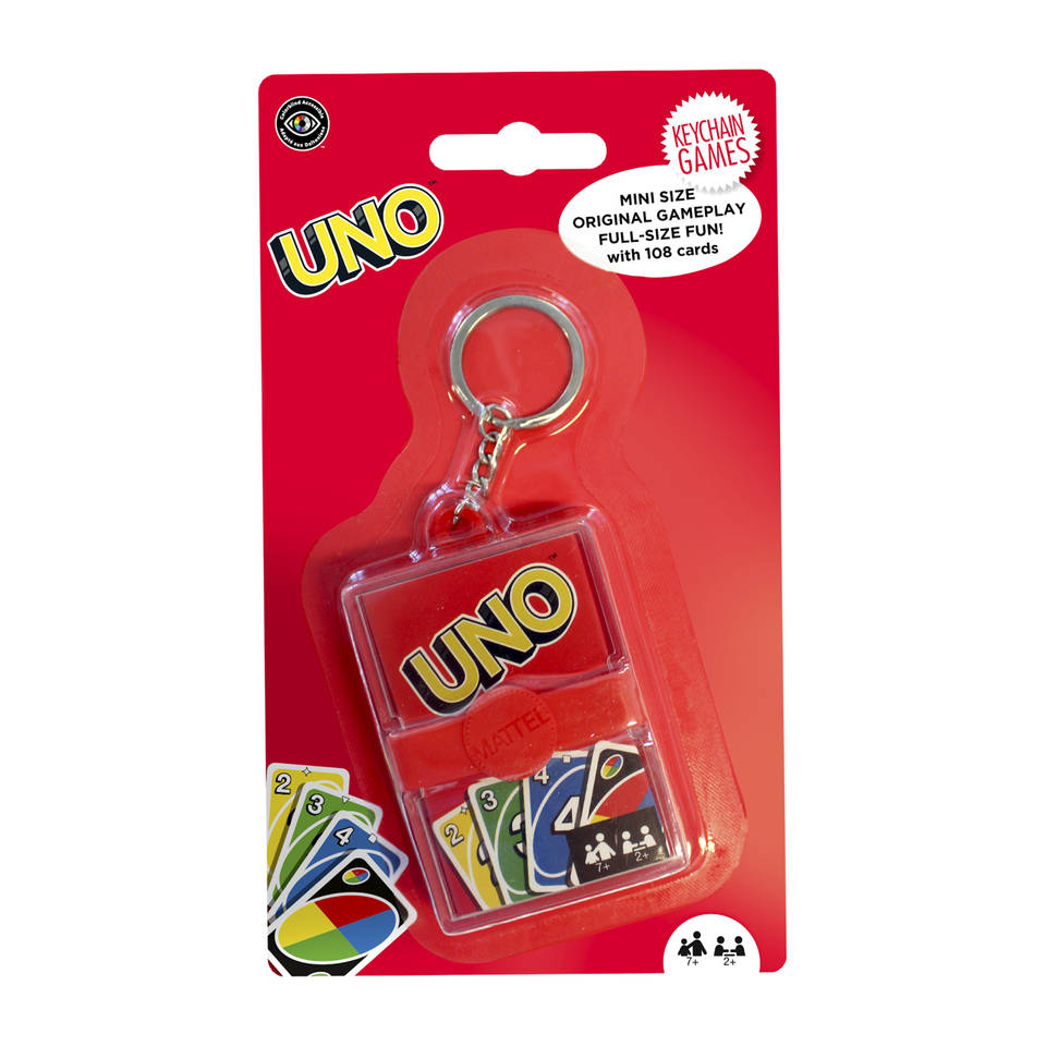 UNO minispel sleutelhanger