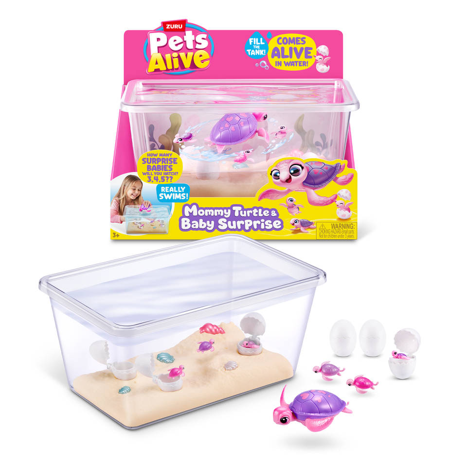Pets Alive mama schildpad en baby S1