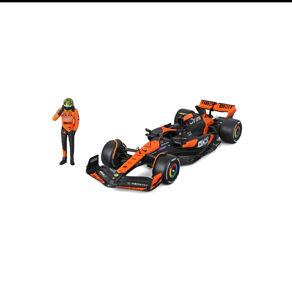 Lando Norris McLaren MCL3 The Racer's Choice auto - 1:24