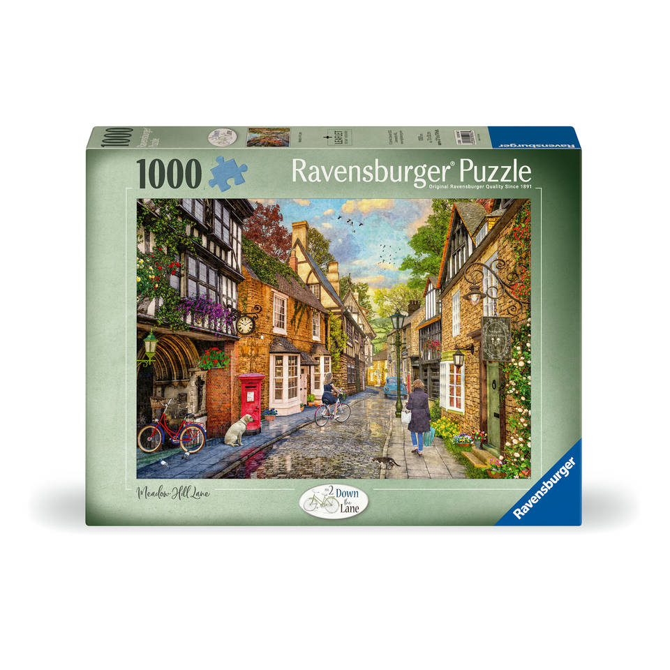 Ravensburger Puzzle 2D 1000 elementów: Chatka na plaży, Nowy design, New version