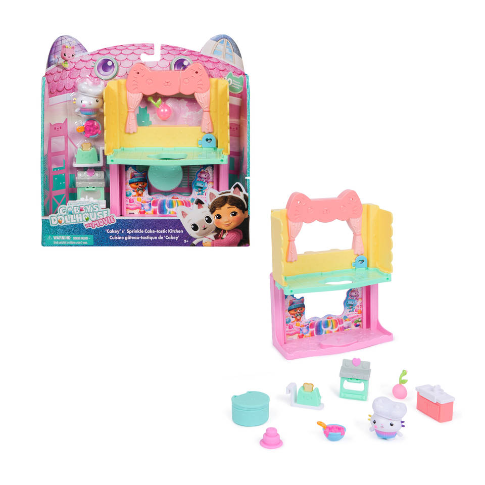 Gabby’s Poppenhuis De Film Cakey’s Cake-tastische keuken speelset Main Image