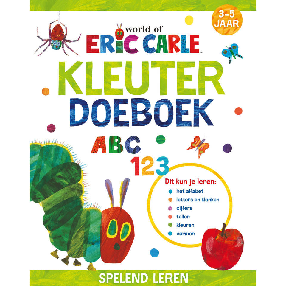 Rupsje Nooitgenoeg kleuterdoeboek ABC 123
